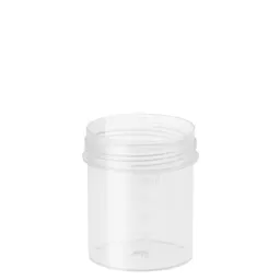 Multi-purpose container, max. volume: 70 ml, (LxØ): 55 x 44 mm, for screw cap 45 mm, graduated, PP, translucent