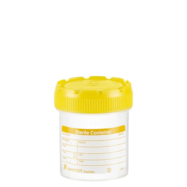 Vaso multiuso, volumen máx.: 70 ml, (LxØ): 55 x 44 mm, graduada, PP, translúcido, con etiqueta de papel