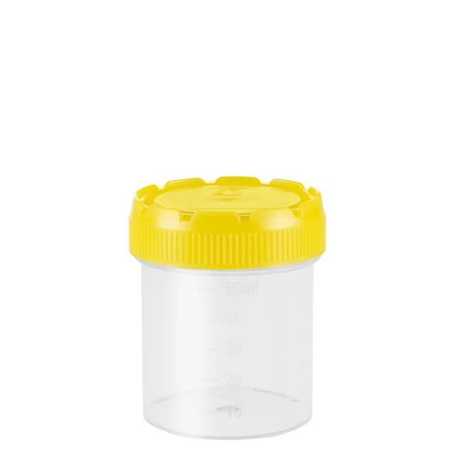 Pot multi-usage, volume max. : 70 ml, (L x Ø) : 55 x 44 mm, gradué(e), PP, transparent