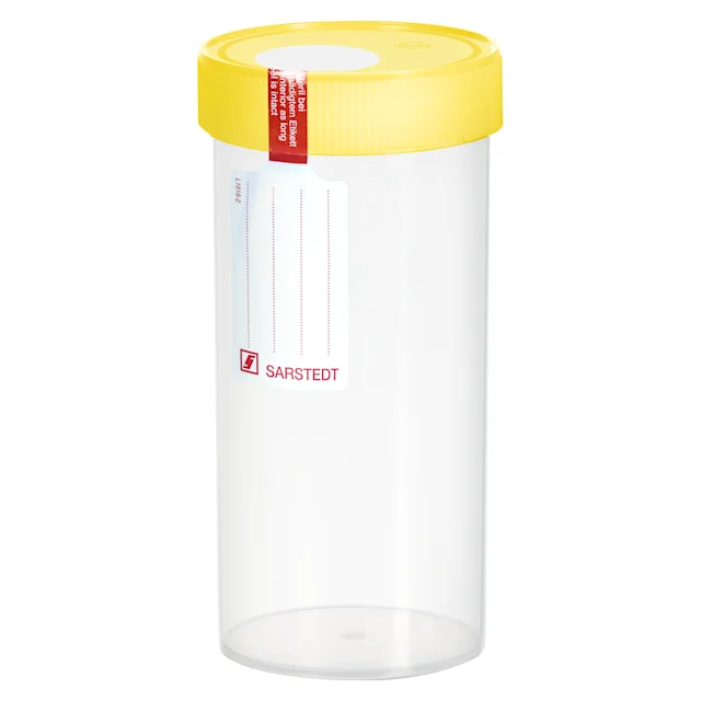 Pot multi-usage, volume max. : 500 ml, (L x Ø) : 150 x 70 mm, gradué(e), PP, transparent, avec étiquette de sécurité