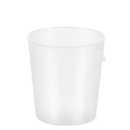 Gallipot, max. volume: 250 ml, (LxØ): 83 x 75 mm, PP, translucent