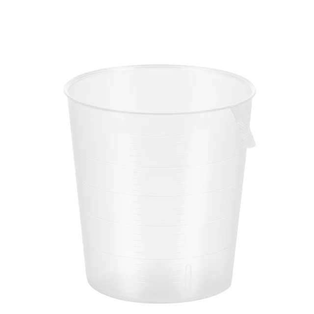 Gallipot, max. volume: 250 ml, (LxØ): 83 x 75 mm, PP, translucent