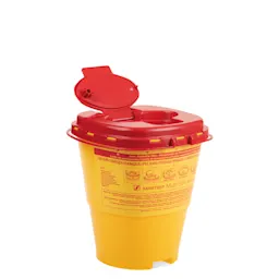 Disposal container, Multi-Safe twin plus, 2,500 ml, biohazard labelling