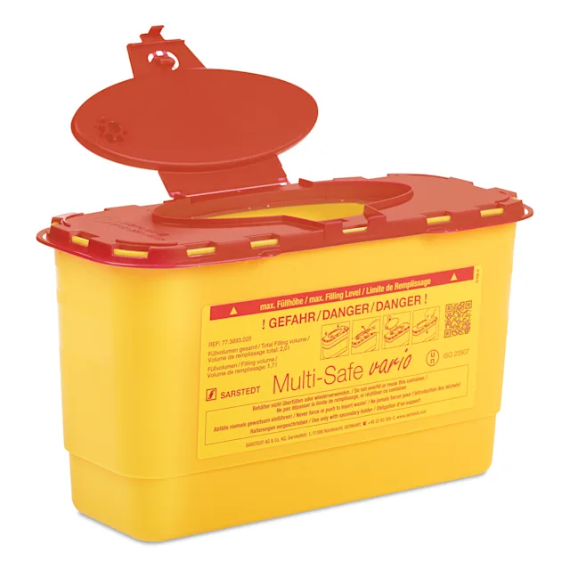 Disposal container, Multi-Safe vario, 2,000 ml