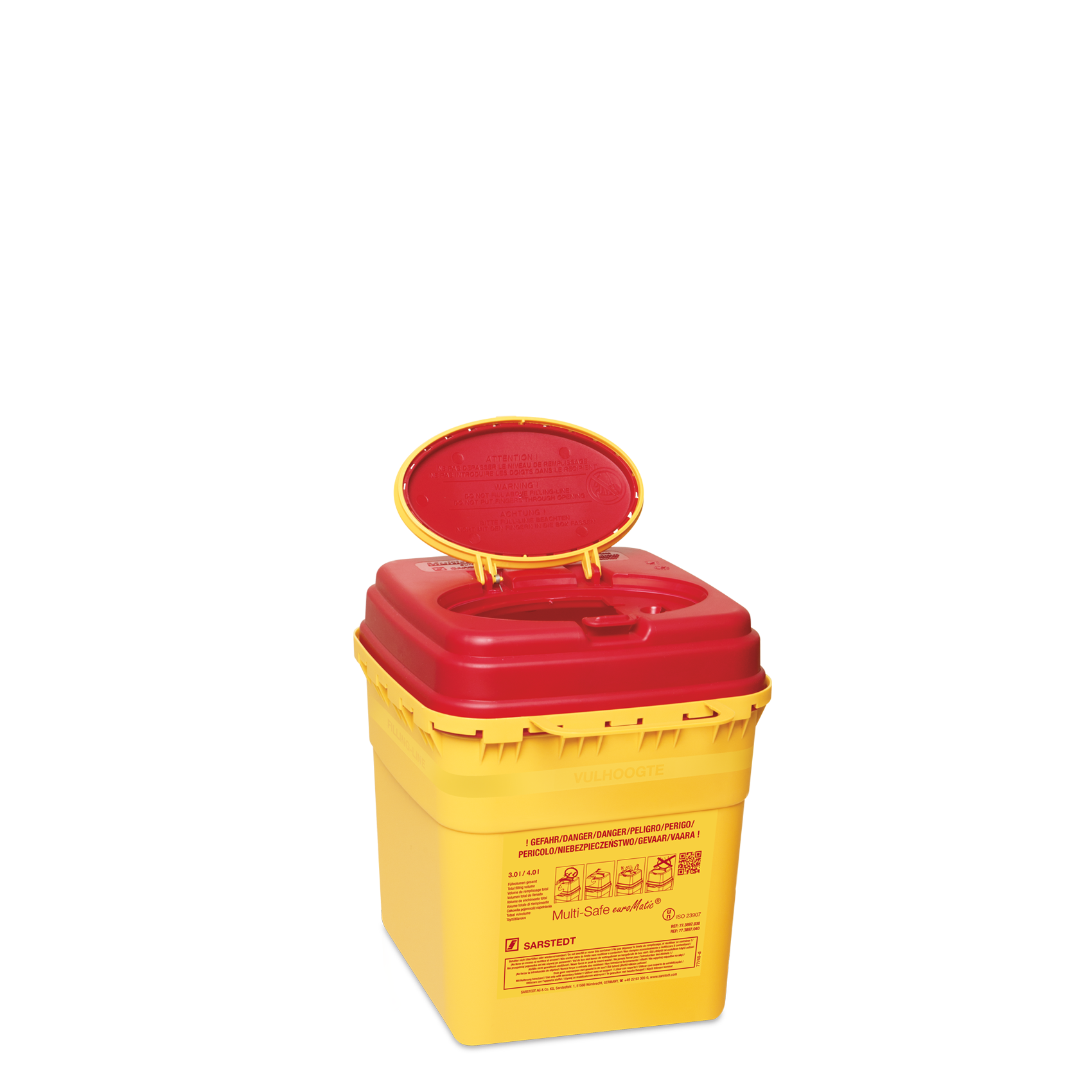 廃棄コンテナ, Multi-Safe euroMatic®, 3,000 ml | SARSTEDT
