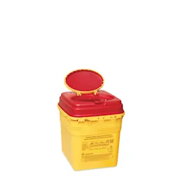 Recipiente de descarte, Multi-Safe euroMatic®, 3.000 ml, rotulagem de risco biológico