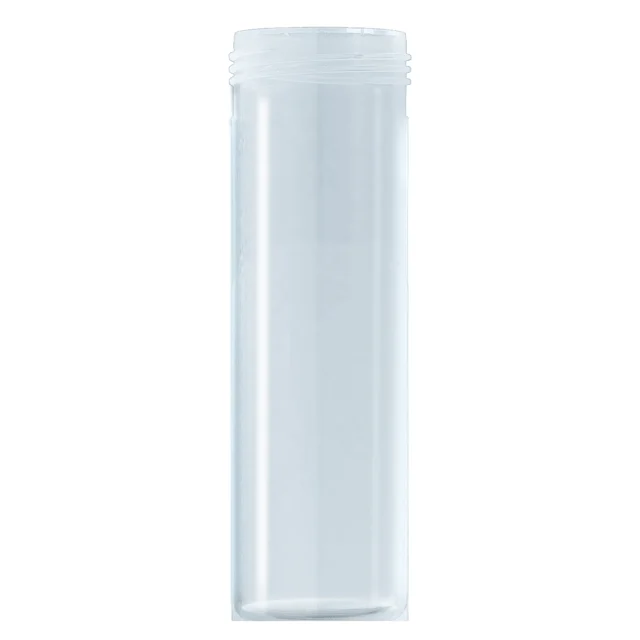 Schutzgefäß, transparent, Bauform: rund, Länge: 85 mm, Ø Öffnung: 30 mm, ohne Verschluss