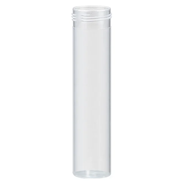 Schutzgefäß, transparent, Bauform: rund, Länge: 126 mm, Ø Öffnung: 30 mm, ohne Verschluss