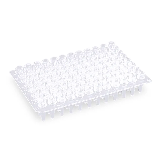 Placa PCR sin borde, 96 pocillos, transparente, Perfil alto, 200 µl, Biosphere® plus, PP