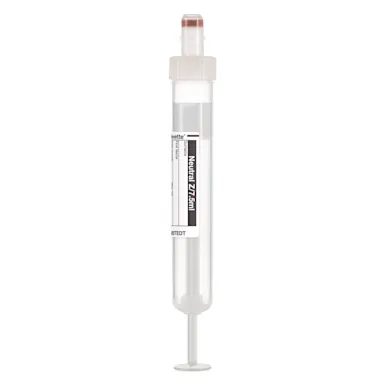 S-Monovette® neutral Z, 7.5 ml, cap white, (LxØ): 92 x 15 mm, with paper label
