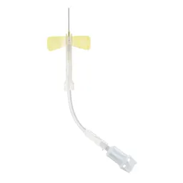 Safety-Multifly® needle, 20G x 3/4'', yellow, tube length: 80 mm, 1 piece(s)/blister