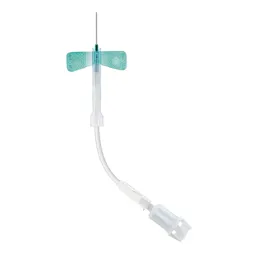 Safety-Multifly® needle, 21G x 3/4'', green, tube length: 80 mm, 1 piece(s)/blister