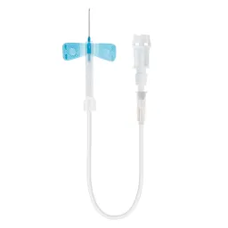 Safety-Multifly® needle, 23G x 3/4'', blue, tube length: 200 mm, 1 piece(s)/blister