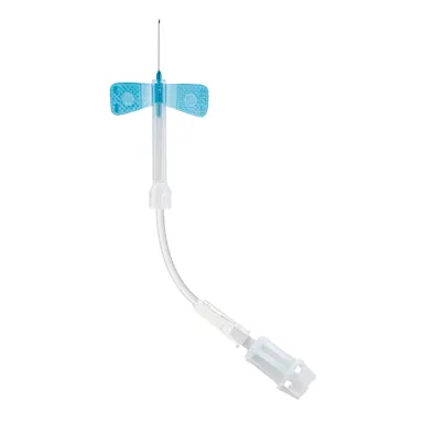 Safety-Multifly® needle, 23G x 3/4'', blue, tube length: 80 mm, 1 piece(s)/blister