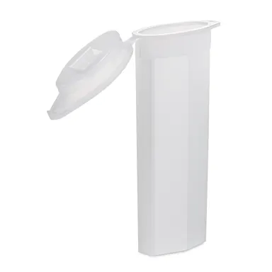 Slide mailing container, length: 85 mm, cap attached
