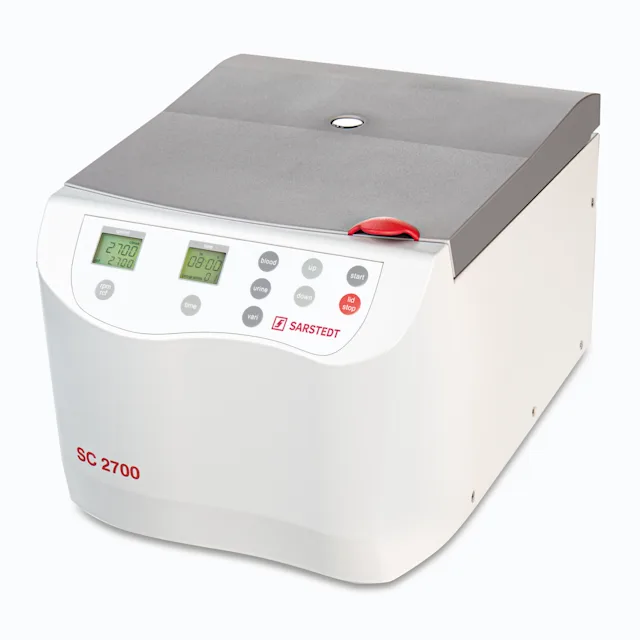Centrifuge, SC 2700, supply voltage: 115 - 230 V, 2 preset programmes and 1 variable programme