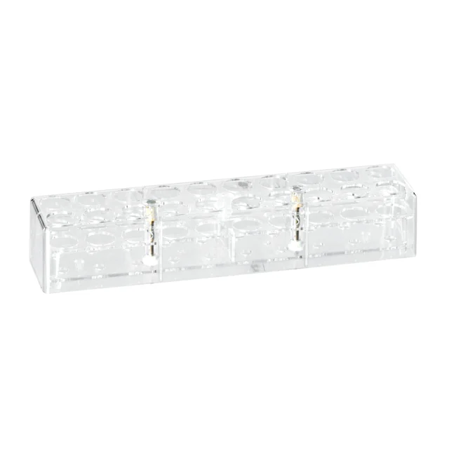 Gradilla, PC, dimensión modular: 10 x 2, adecuada para tubos de Ø hasta 26 mm