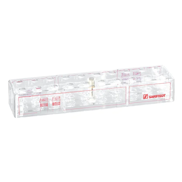 Rack, PC, format: 10 x 2, suitable for screw cap micro tubes