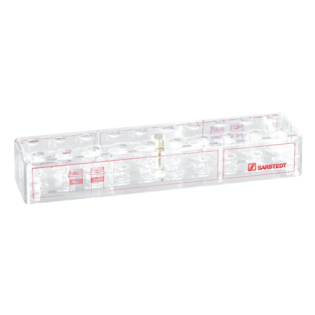 Gradilla, PC, dimensión modular: 10 x 2, adecuada para microtubo roscado