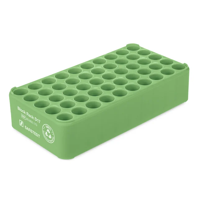 Штатив Block Rack D17, Ø отверстия: 17 мм, 5 x 10, зеленый(-ая)