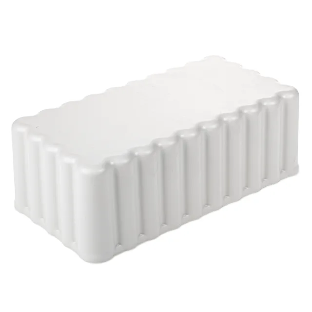Protective cover, ABS, light grey, suitable for Block racks D17