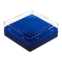 Cryobox, 132 x 132 x 53 mm, format: 9 x 9, for 81 collection tubes