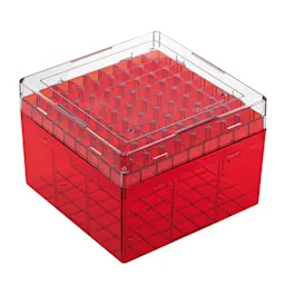 Cryobox, 132 x 132 x 95 mm, format: 9 x 9, for 81 collection tubes