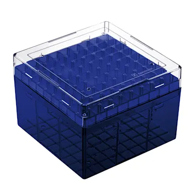 Cryobox, 132 x 132 x 95 mm, format: 9 x 9, for 81 collection tubes