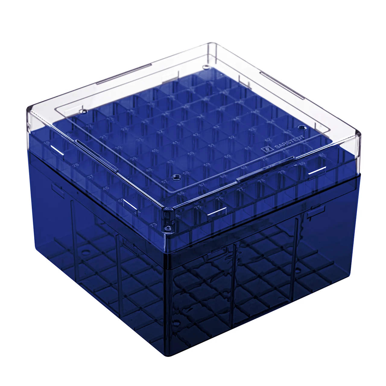 Cryobox, 132 x 132 x 95 mm, format: 9 x 9, for 81 collection tubes