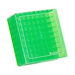 Storage box, slip-on lid, PP, format: 9 x 9, for 81 collection tubes