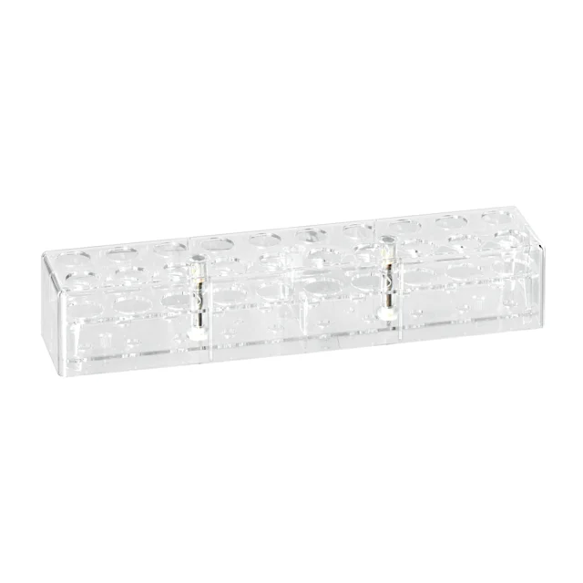Gradilla, PC, dimensión modular: 10 x 2, adecuada para tubos 100 x 21,5 mm