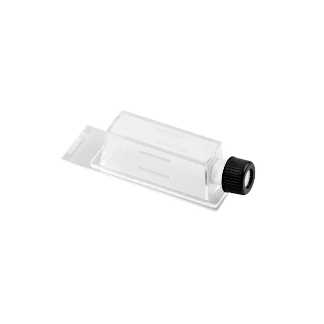 x-well cell culture chamber, flask, on PCA slide, removable frame