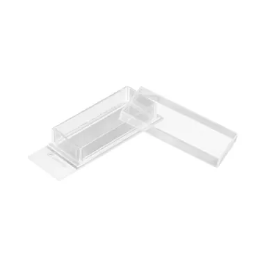 x-well cell culture chamber, 1 well, on glass slide, removable frame