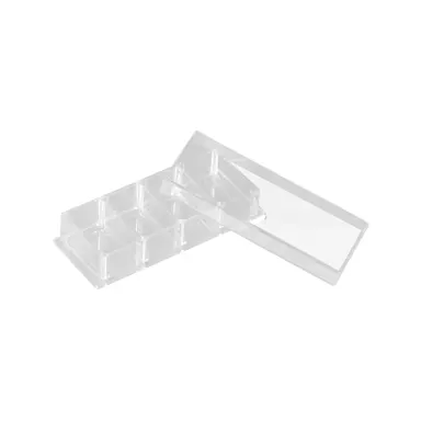 x-well cell culture chamber, 4 wells, on coverglass