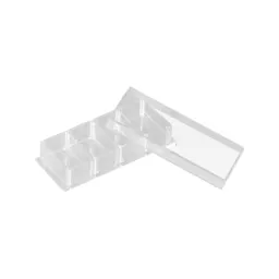 x-well cell culture chamber, 4 wells, on coverglass