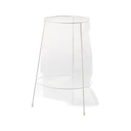 Rack de mesa, para Saco de descarte de 300 x 200 mm (REF 86.1197), resina epóxi, branca