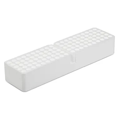 Rack, styrofoam, format: 20 x 5, suitable for S-Monovette® Ø 11 mm