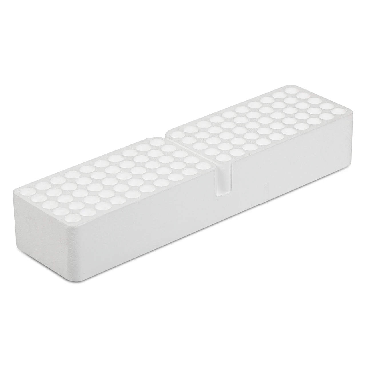 Portoir, polystyrène expansé, format : 20 x 5, compatible avec S-Monovette® Ø 11 mm