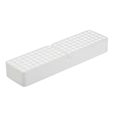 Rack, styrofoam, format: 20 x 5, suitable for tubes Ø 15 and 16 mm