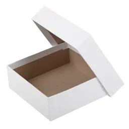 Storage box, slip-on lid, cardboard