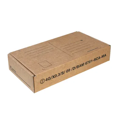 Emballage de transport de la Poste, 198 x 107 x 38 mm, pour échantillons de diagnostic