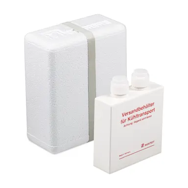 Cold transport container, German