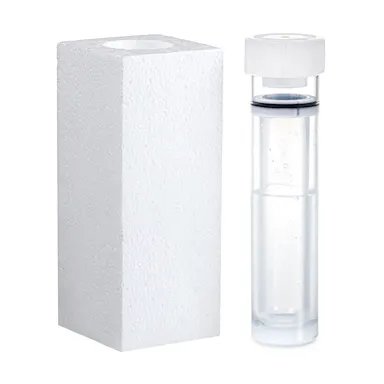 Conteneur d’expédition réfrigéré pour capillaires pour gaz du sang, S-Monovette® jusqu’à 105 x Ø 18 mm, transparent, longueur : 50 mm