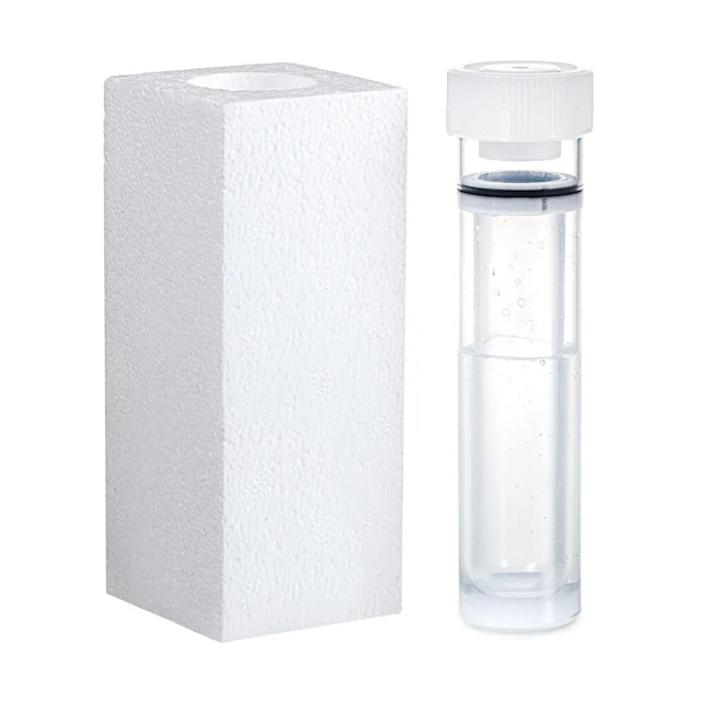 Conteneur d’expédition réfrigéré pour capillaires pour gaz du sang, S-Monovette® jusqu’à 105 x Ø 18 mm, transparent, longueur : 50 mm