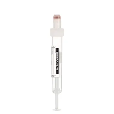 S-Monovette® Serum CAT, 2.7 ml, cap white, (LxØ): 75 x 13 mm, with paper label