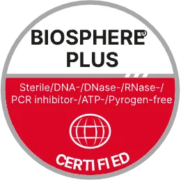 Pipette tip, 200 µl, transparent, Biosphere® plus, 96 piece(s)/box