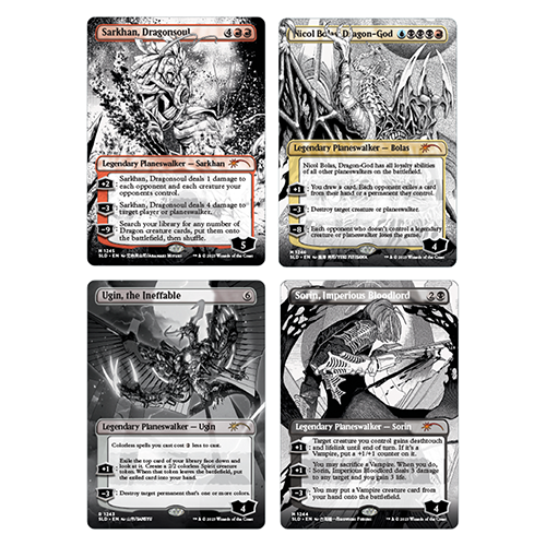 MTG  More Borderless Plainswalkers  2個 WPN Exclusive Secret Lair: More Borderless Planeswalkers | WPN