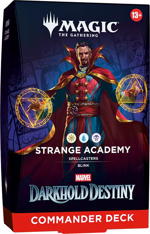 Commander kaladė Strange Academy