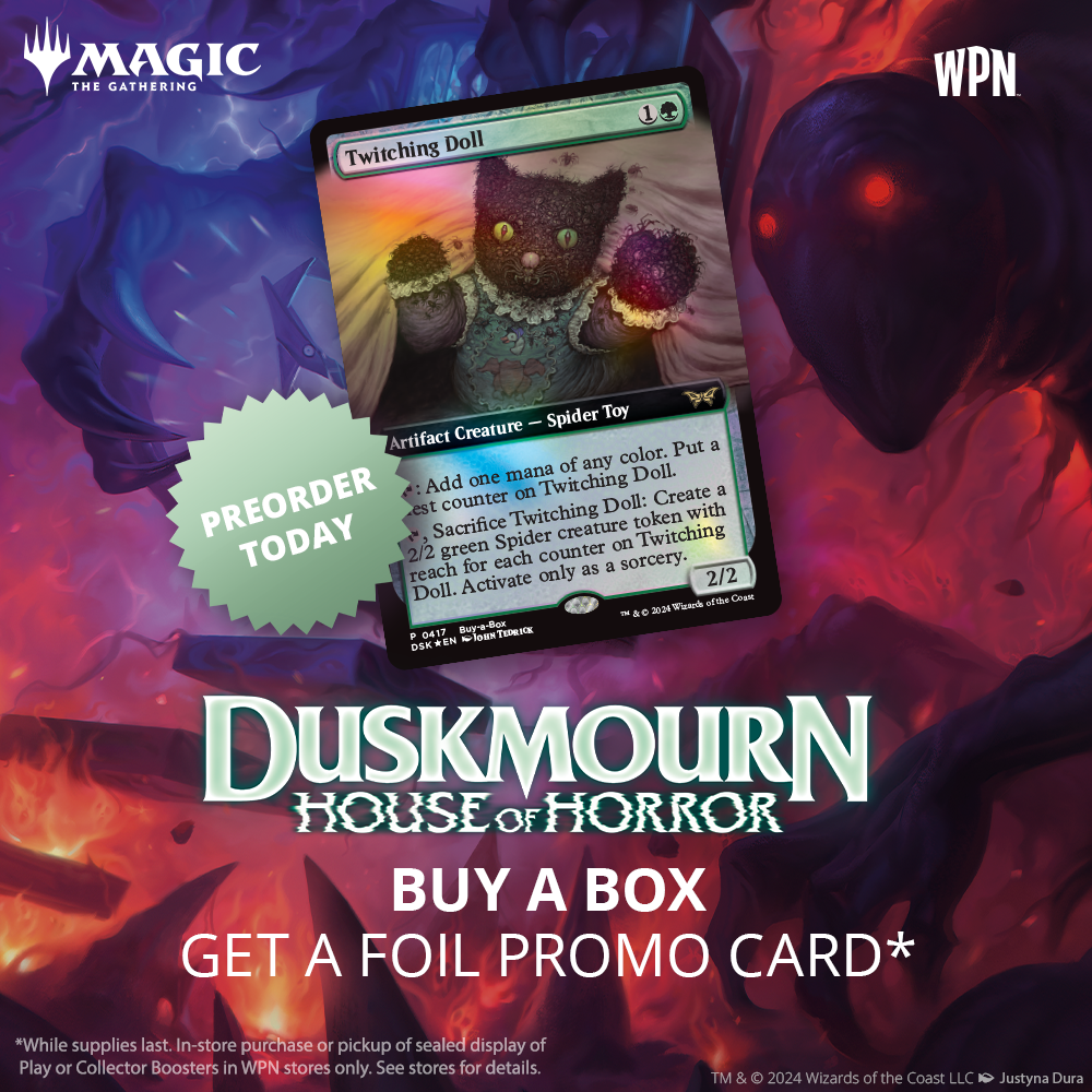 MTG Duskmourn プレイブースター(英語版) 2BOX 1/2 Duskmourn: House