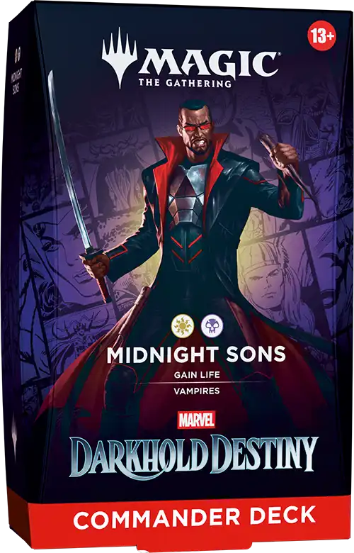 Commander kaladė Midnight Sons